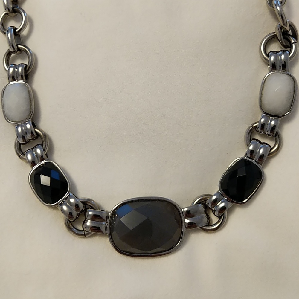 Dyrberg Kern | Oversized Glass Chain Necklace